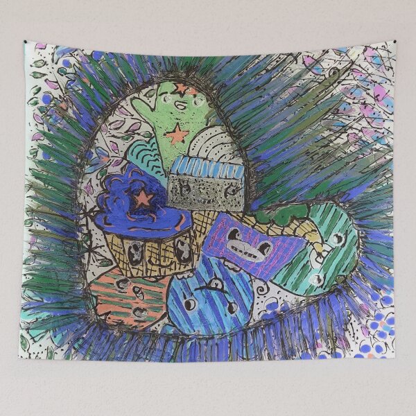 Item preview, Kid's world - heart explosion  designed and sold by MPA Collection Design.