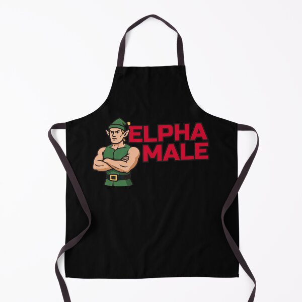 Item preview, Elpha Male Christmas Elf Alpha Parody designed and sold by UNK-Fatigues.