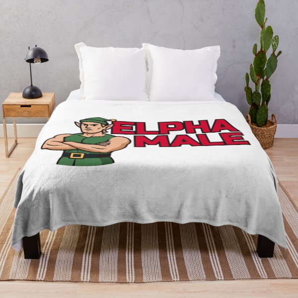 Item preview, Elpha Male Christmas Elf Alpha Parody designed and sold by UNK-Fatigues.