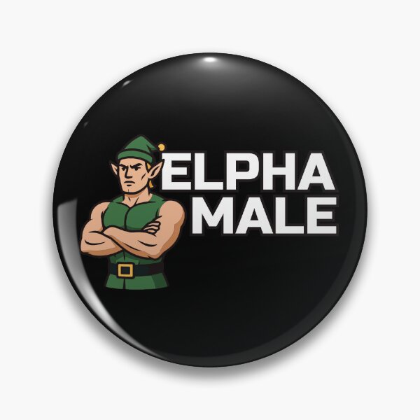Item preview, Elpha Male Christmas Elf Alpha Parody designed and sold by UNK-Fatigues.