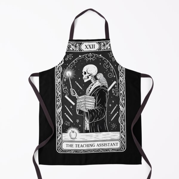 Item preview, The Teaching Assistant Tarot Card – Gothic Skeleton Teacher Design designed and sold by RSK Originals.