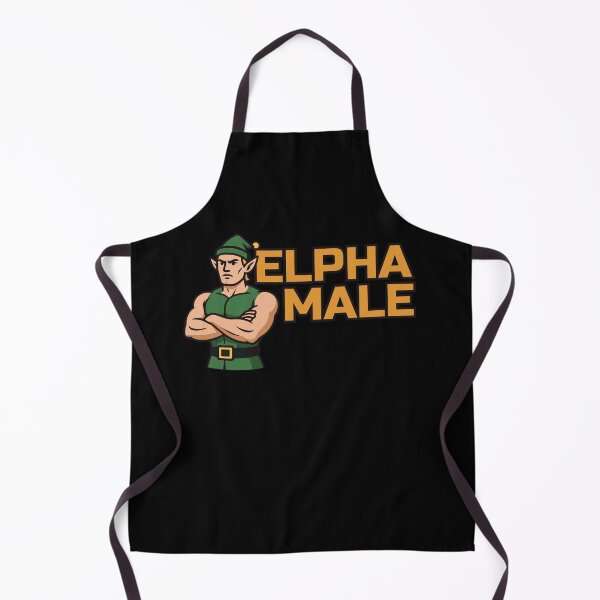 Item preview, Elpha Male Christmas Elf Alpha Parody designed and sold by UNK-Fatigues.