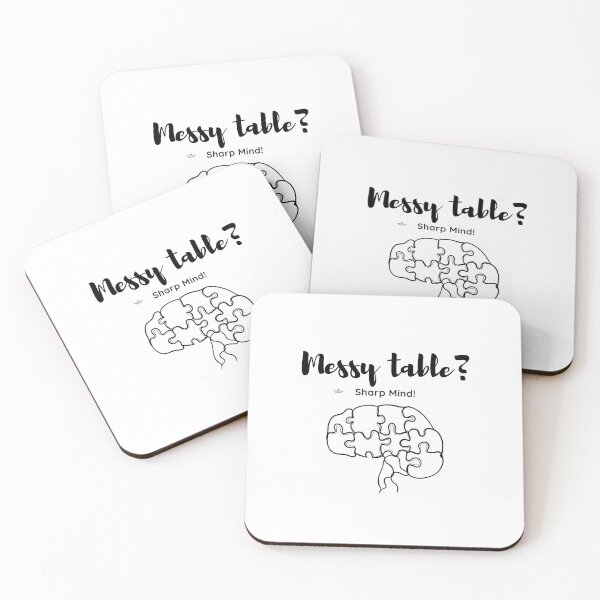 Item preview, Messy Table? Sharp Mind designed and sold by thehsnomads.