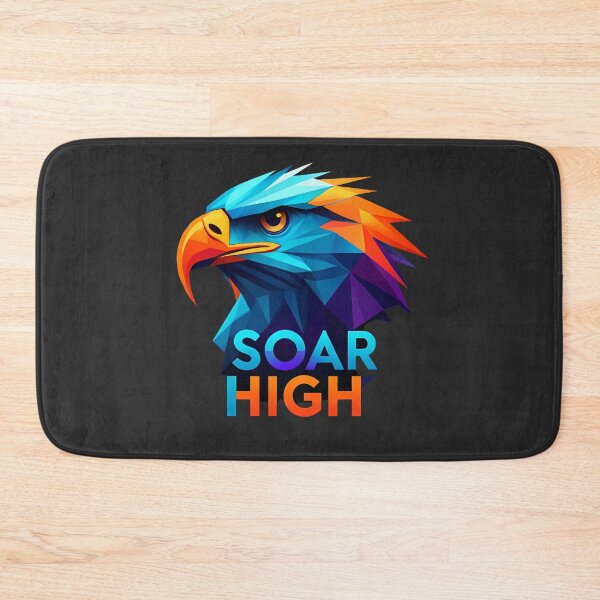 Item preview, Copy of Soar High – Geometric Eagle Head Motivational Design designed and sold by Raslanity.