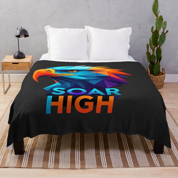 Item preview, Copy of Soar High – Geometric Eagle Head Motivational Design designed and sold by Raslanity.