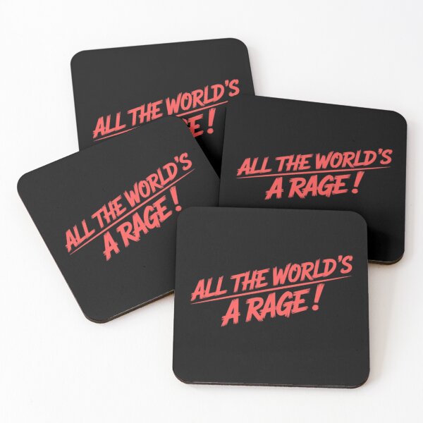 Item preview, All The World's A Rage designed and sold by Uncle Monkey Creates.