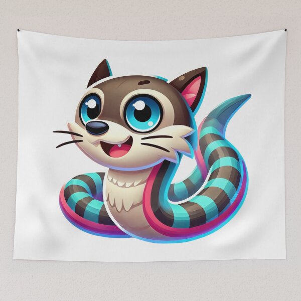 Item preview, Adorable Wolf Eel designed and sold by Sillytoe.