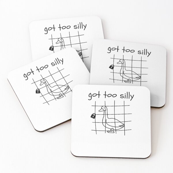 Item preview, Got Too Silly – Goose Behind Bars Comedy Art designed and sold by DoItAwesomely.