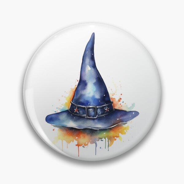 Item preview, Watercolor witches hat designed and sold by MendaciousMina.