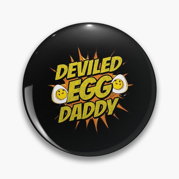 Item preview, Deviled Egg Daddy Funny Pop Art Cartoon Food Pun Design designed and sold by ArtDesignTp.