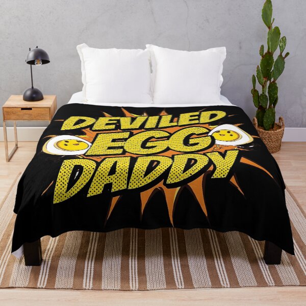 Item preview, Deviled Egg Daddy Funny Pop Art Cartoon Food Pun Design designed and sold by ArtDesignTp.