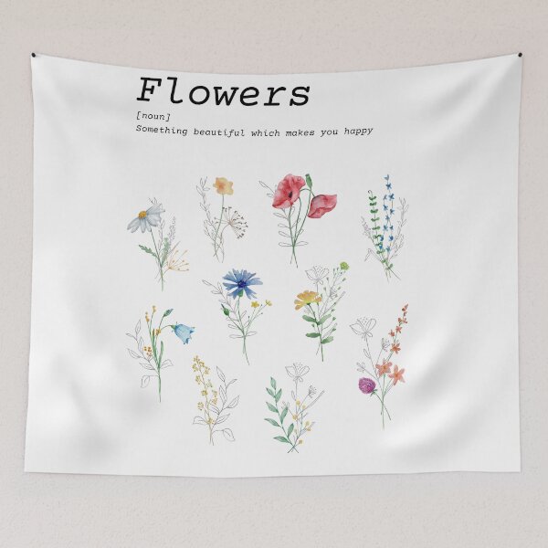 Item preview, Colorful flowers bring joy designed and sold by BlueSkyHH.