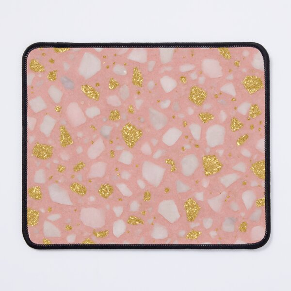 Item preview, Pink Terrazzo with Gold Chips designed and sold by SassyArtistry.