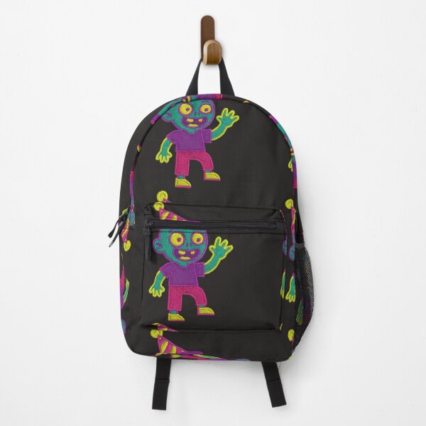 Item preview, Cute Zombie Kid Party Design – Colorful Halloween Embroidered Style designed and sold by ArtSpark Studio.