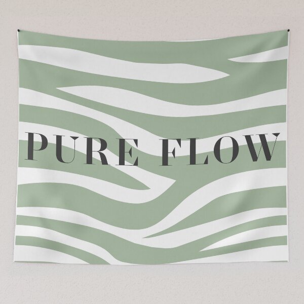 Item preview, Pure Flow - gentle sage green designed and sold by moqamoqa.