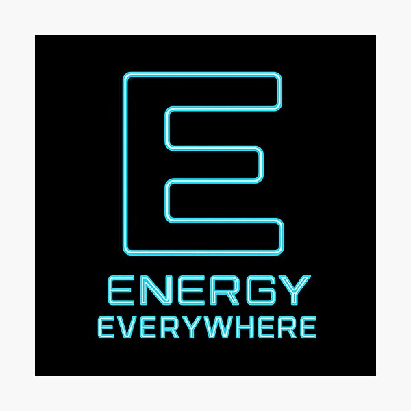 Item preview, Energy Everywhere — Futuristic Letter E Design designed and sold by NovaMoodCo.