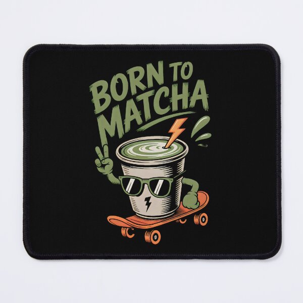 Item preview, Born to Matcha – Fun Matcha Lover Skateboard Design designed and sold by SidTastic .