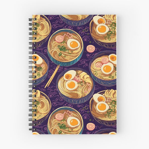 Item preview, Seamless Ramen Pattern – Japanese Noodle Soup Pattern designed and sold by Meiersbeste.