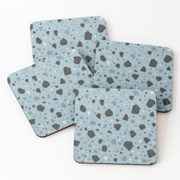 Item preview, Blue Terrazzo with Black Stone Chips designed and sold by SassyArtistry.
