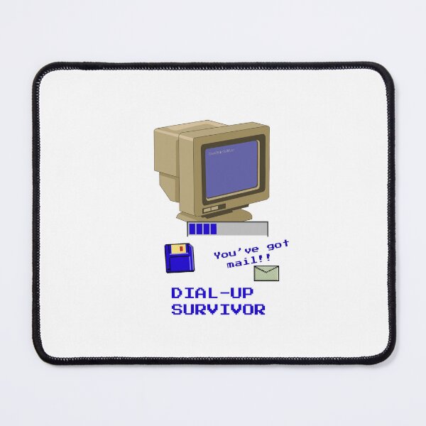 Item preview, DIAL-UP SURVIVOR Retro 90s Computer Nostalgia T-Shirt - Retro 90’s designed and sold by Kaehaniz.