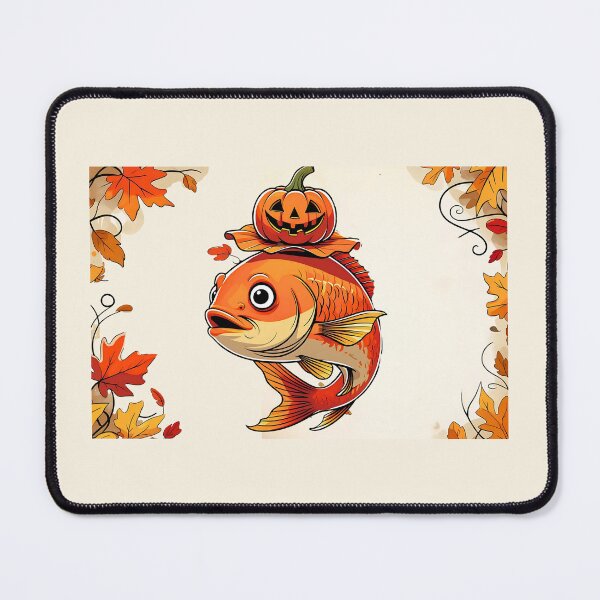 Item preview, Autumn Leaves Halloween Fish designed and sold by DariaCraft.