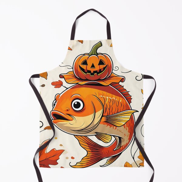 Item preview, Autumn Leaves Halloween Fish designed and sold by DariaCraft.