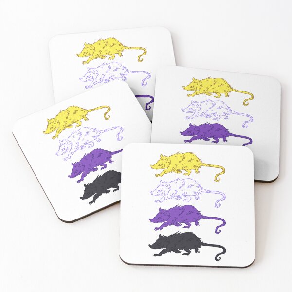 Item preview, Nonbinary possums designed and sold by h-darling.