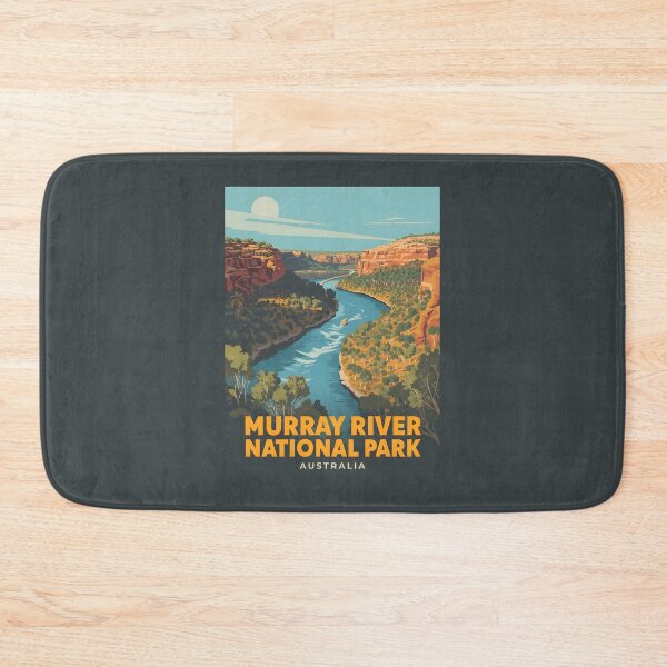 Item preview, A Vintage Illustration of Murray River National Park - Australia designed and sold by GoodOldVintage.