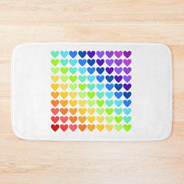 Item preview, RainbowHearts designed and sold by Cute&Little Ghosts.