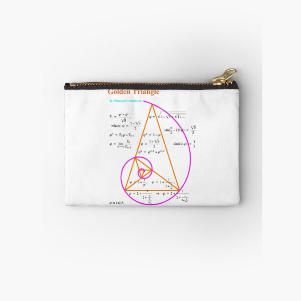 Item preview, Golden Triangle & Fibonacci Numbers designed and sold by brainyideasai.