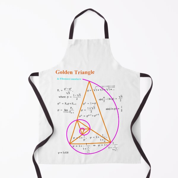 Item preview, Golden Triangle & Fibonacci Numbers designed and sold by brainyideasai.