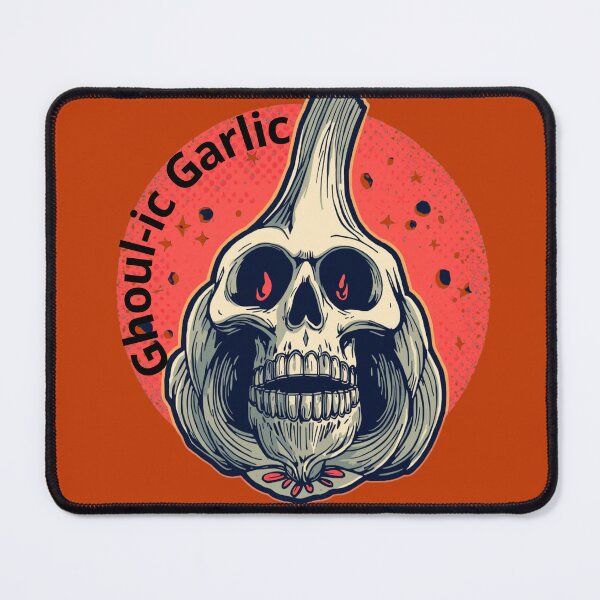 Item preview, Ghoul-ic Garlic – Spooky Haunted Garlic Halloween Design designed and sold by dotitoko.