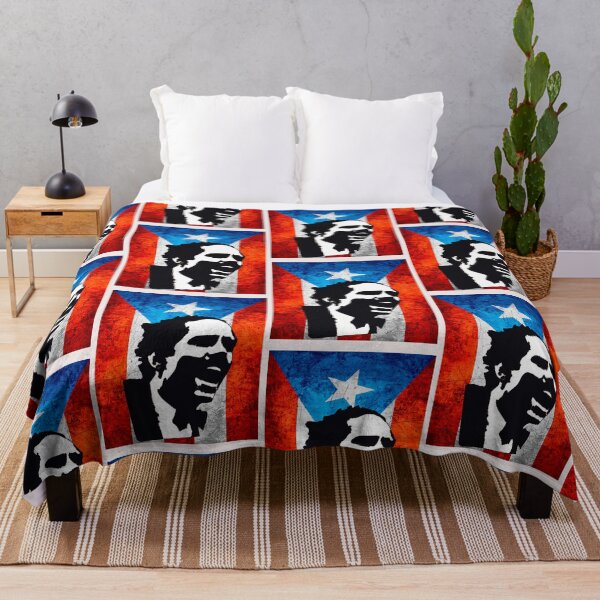 Item preview, El maestro boricua Pedro Albizu Campos Puerto Rico flag designed and sold by erozzz.