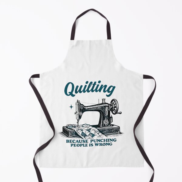 Item preview, Quilting Because Punching People Is Wrong Patterns Quilter designed and sold by Miumed.