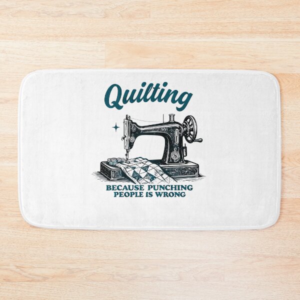 Item preview, Quilting Because Punching People Is Wrong Patterns Quilter designed and sold by Miumed.