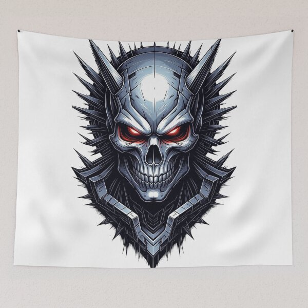 Item preview, bad ass machinist Skull designed and sold by MysteryAlien.