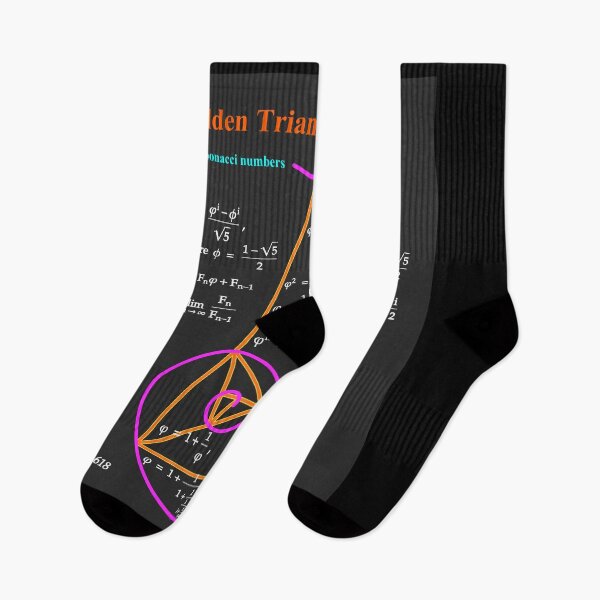 Item preview, Golden Triangle & Fibonacci Numbers - Night designed and sold by brainyideasai.