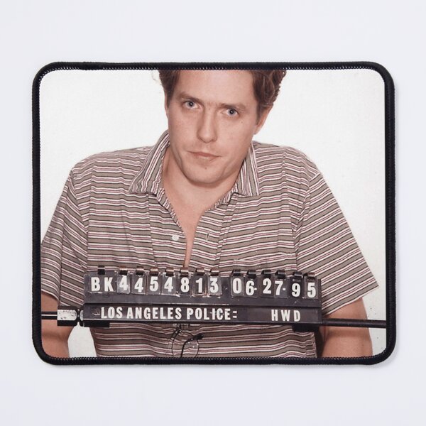 Item preview, Hugh Grant Mugshot designed and sold by JasonRobert88.