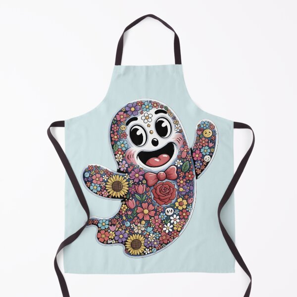 Item preview, Floral Ghost – Cute Colorful Spirit with Flowers designed and sold by SidTastic .