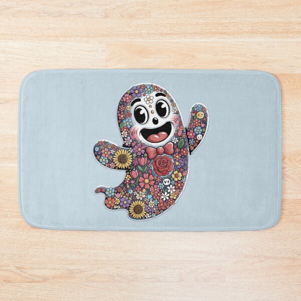 Item preview, Floral Ghost – Cute Colorful Spirit with Flowers designed and sold by SidTastic .