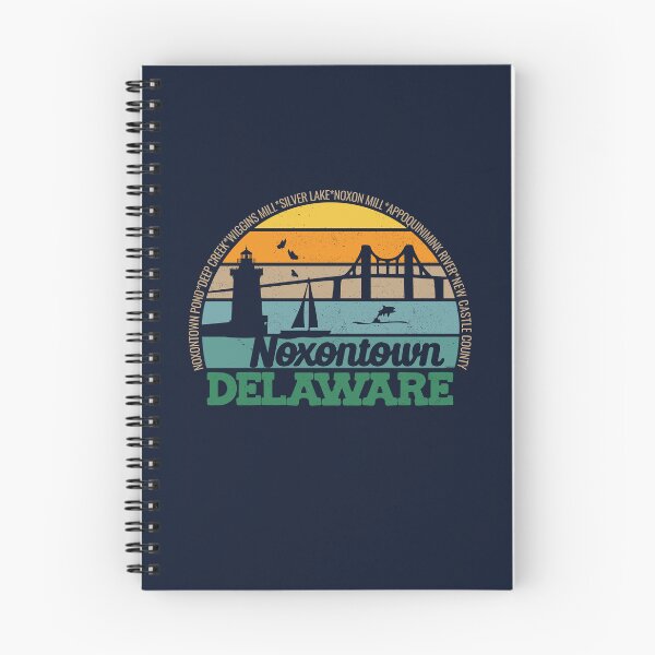 Item preview, Noxontown Delaware Retro Sunset Local Pride Logo  designed and sold by CRHPOD20.