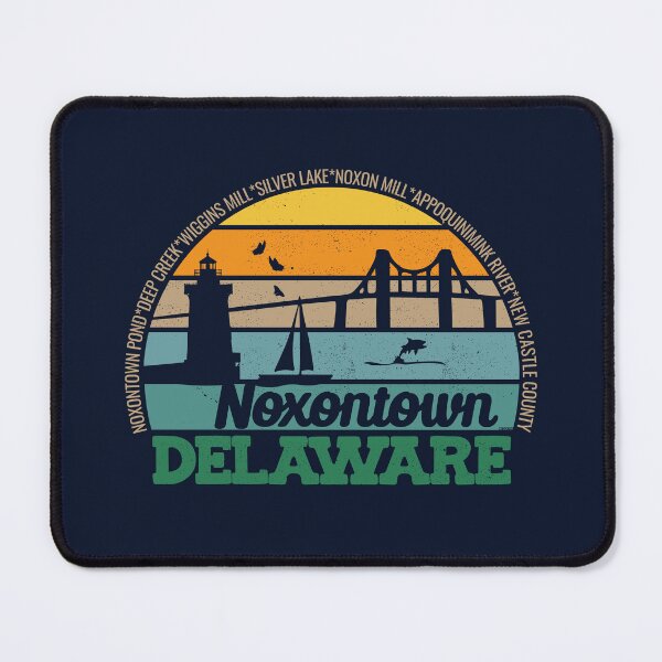 Item preview, Noxontown Delaware Retro Sunset Local Pride Logo  designed and sold by CRHPOD20.