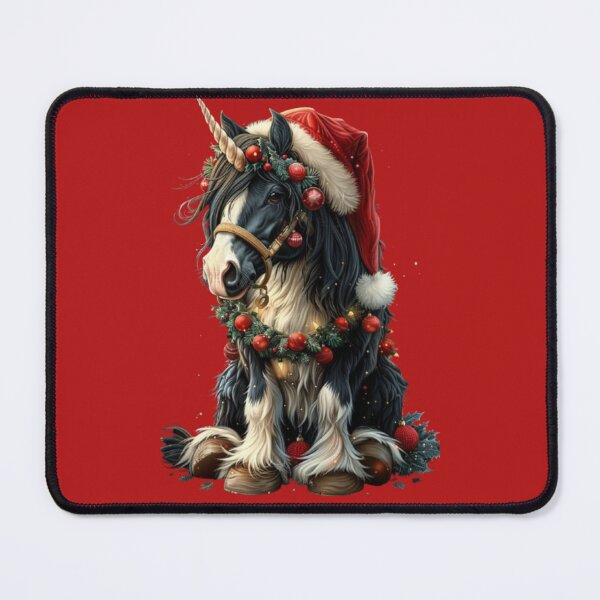 Item preview, Christmas Unicorn Horse – Year of the Red Fire Horse 2026 designed and sold by AlexLineArt.