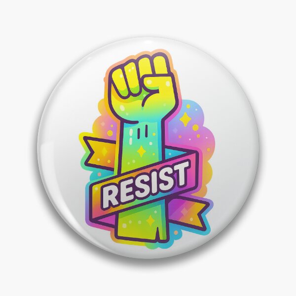 Item preview, Gradient Resistance Fist With Text High Quality Design designed and sold by CRUCIBLE 2020.