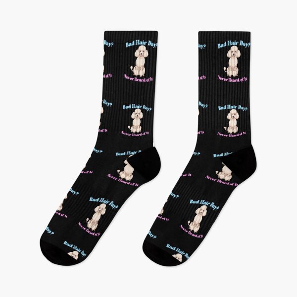 Item preview, Bad Hair Day? Never Heard of It – Funny Poodle Design designed and sold by Kotalo.