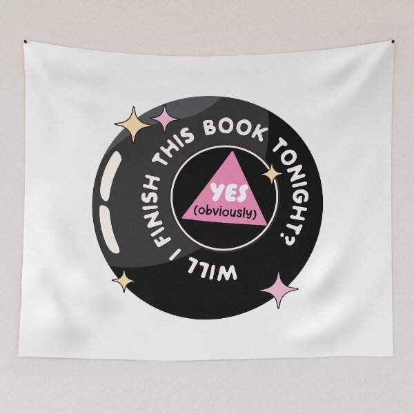 Item preview, 8 Ball - Will I Finish This Book Tonight designed and sold by Littlstix.