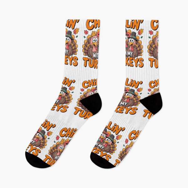 Item preview, Thanksgiving Family Chillin With My Turkeys designed and sold by BHMARTS.
