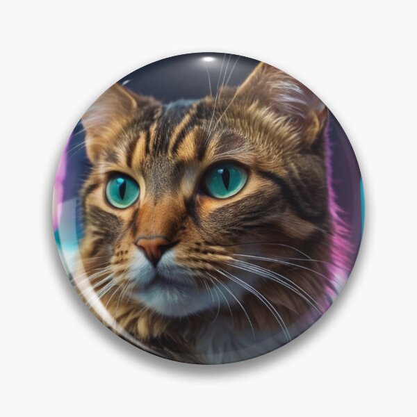 Item preview, green-eyed cat designed and sold by infiny-designs.
