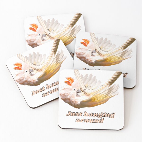 Item preview, Just hanging around - Australian Cockatoo designed and sold by TeeGeeTees.