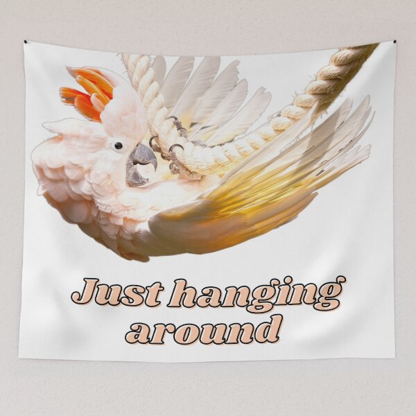 Item preview, Just hanging around - Australian Cockatoo designed and sold by TeeGeeTees.